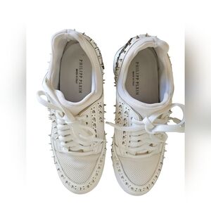Philippe Plein sneakers with the spikes,leather,mesh, removable insole.Unisex 38